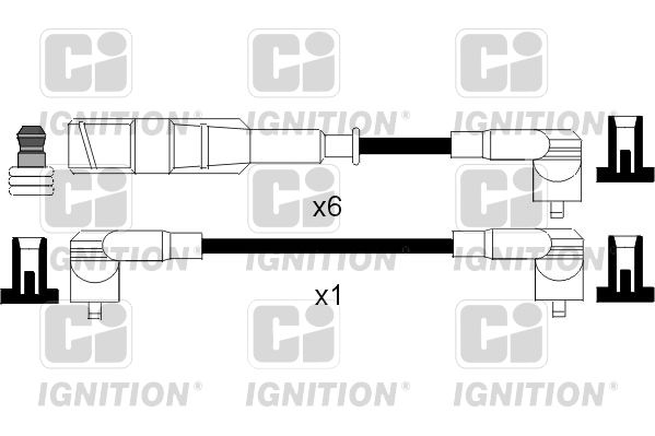 QUINTON HAZELL Комплект проводов зажигания XC838